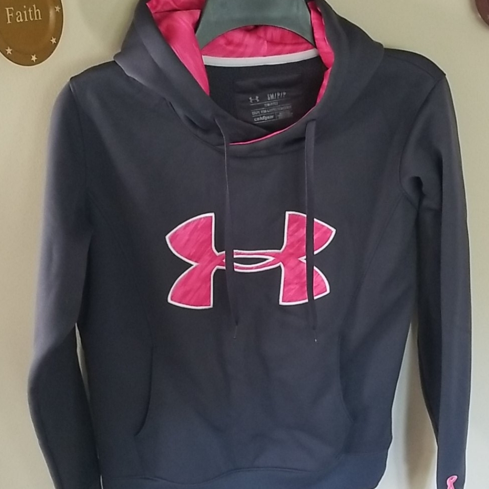 Under Armour hoodie breast cancer awareness